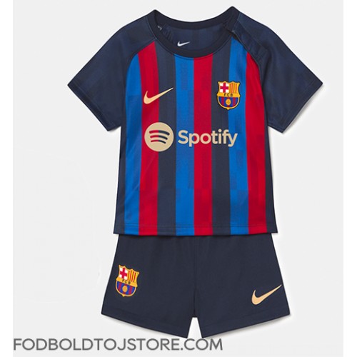 Barcelona Hjemmebanesæt Børn 2022-23 Kortærmet (+ Korte bukser)